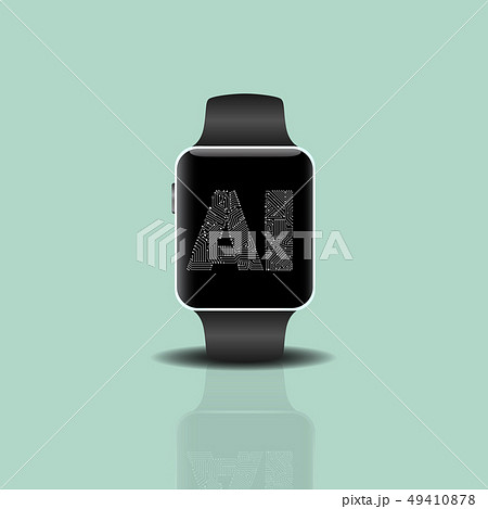 Artificial intelligence on smart watch. 49410878