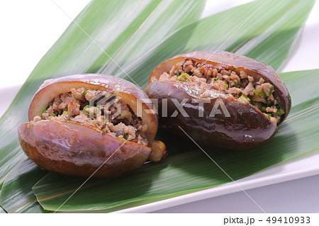 あけびの詰め物　郷土料理 49410933