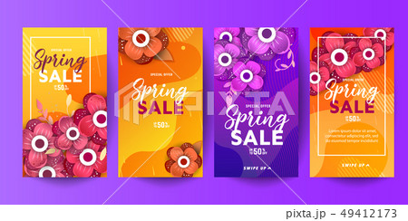 Spring social media frames for social networks Spring social media frames for social networks 49412173
