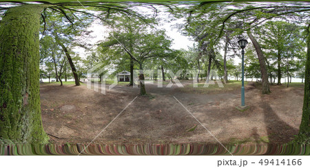 緑豊かな公園(VR360°素材) 49414166