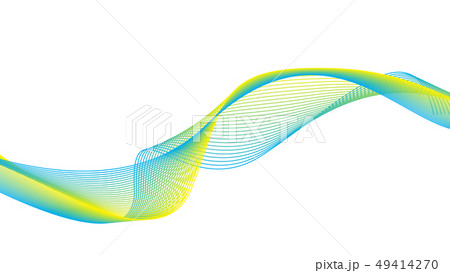Abstract green white waves Abstract green white waves 49414270