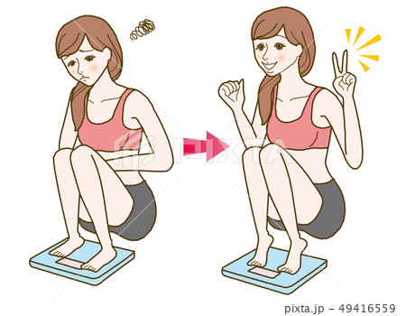 ダイエット成功_体重_before after ダイエット成功_体重_before after 49416559