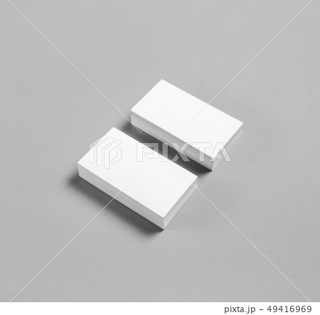 Blank business cards Blank business cards 49416969