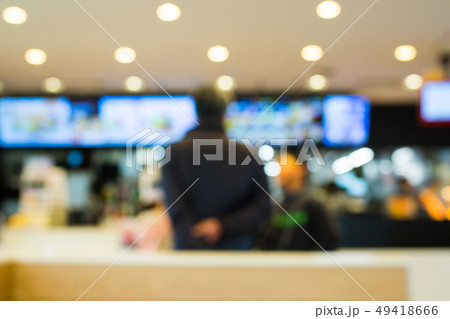 ファーストフード店 店内イメージ ファーストフード店 店内イメージ 49418666
