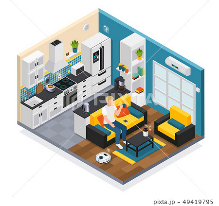 IOT  Isometric Composition  49419795