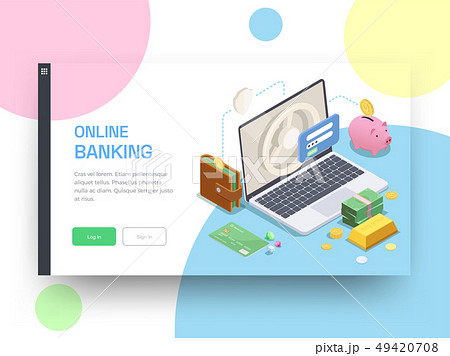 Online Bank Website Design 49420708
