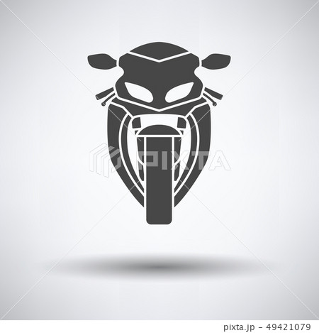 Motorcycle icon front view Motorcycle icon front view 49421079