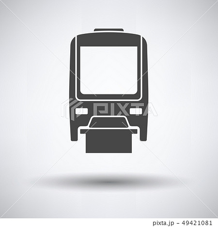 Monorail  icon front view Monorail  icon front view 49421081
