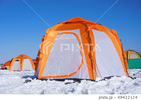 ワカサギ釣り・テント 49422124