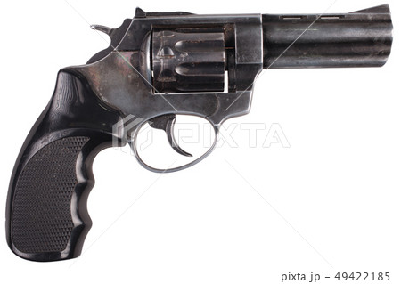 Revolver isolated on white 49422185