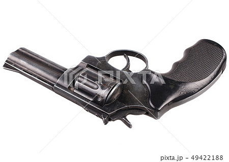 Revolver isolated on white 49422188