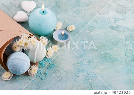 Spa products with bath bombs 49423926