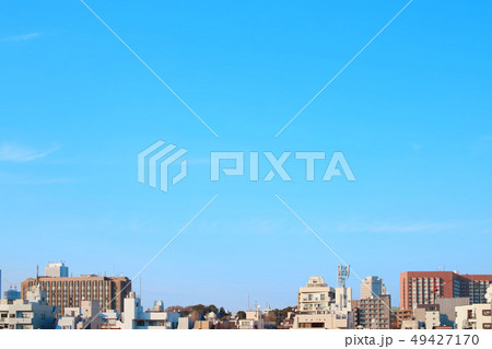 東京の都市風景と空のイメージ 東京の都市風景と空のイメージ 49427170