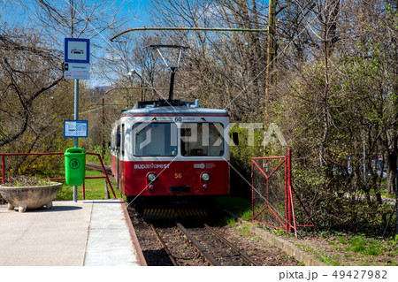 The famous Budapest Cogwheel Railway 49427982