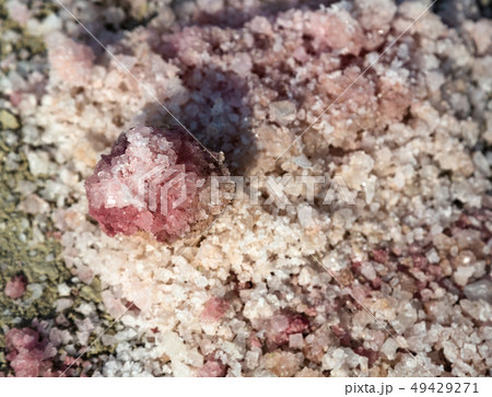 Closeup of Indian salt crystals Closeup of Indian salt crystals 49429271