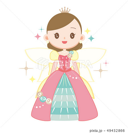 妖精のお姫様 ファンタジー メルヘンのイラスト素材 49432866 Pixta