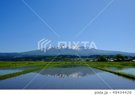 春の鳥海山 49434426