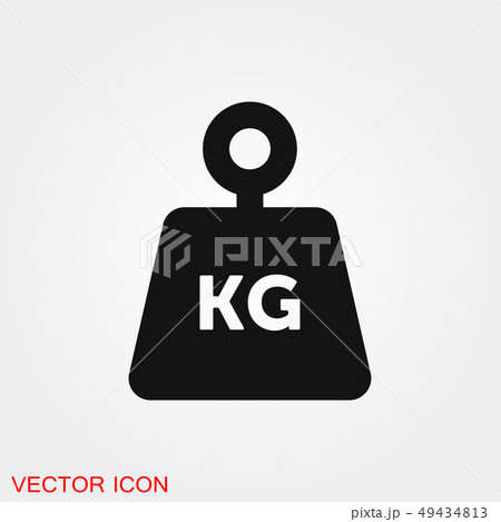 Weight Icon vector sign symbol for design Weight Icon vector sign symbol for design 49434813