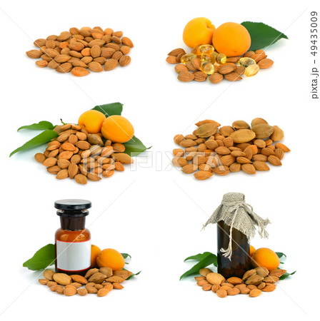 Apricot stone. Apricot stone. 49435009