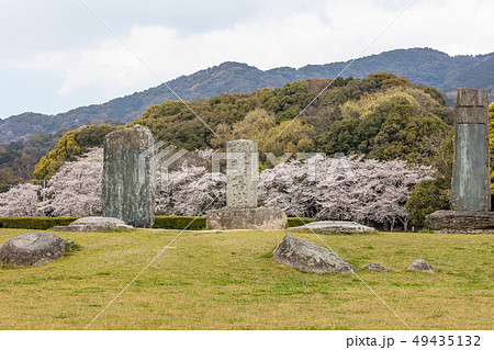 大宰府政庁跡（都府楼跡）福岡県太宰府市　新元号「令和」ゆかりの地 49435132