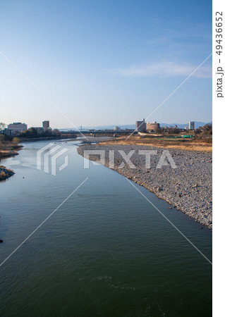 中央大橋より　利根川下流　　　 49436652