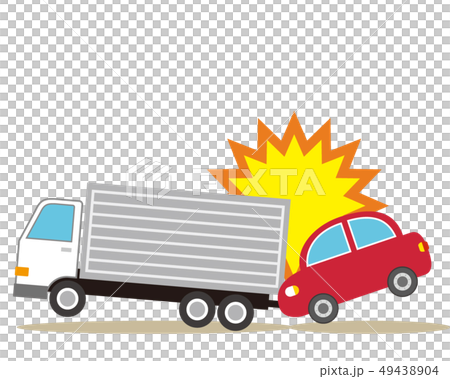 Car car driving truck accident car accident Car car driving truck accident car accident 49438904