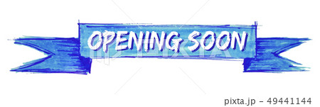 opening soon ribbon opening soon ribbon 49441144