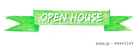 open house ribbon open house ribbon 49441145