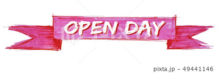 open day ribbon open day ribbon 49441146
