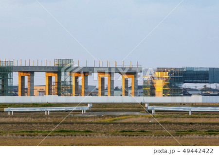 未来への架け橋、開業に向けてすすむ「北陸新幹線」工事／石川県小松市荒屋町／2019年4月／02 49442422