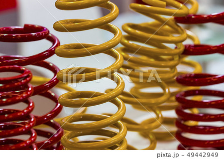 Multicolored metal of different sizes car springs Multicolored metal of different sizes car springs 49442949
