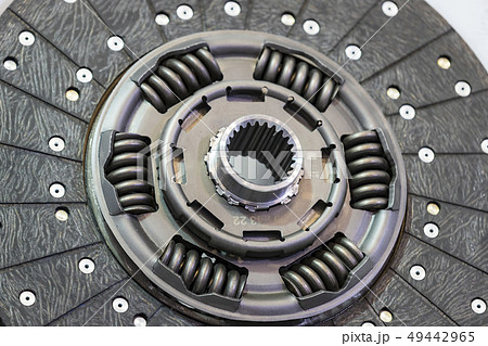 Metal spare parts for cars new shot close-up. 49442965