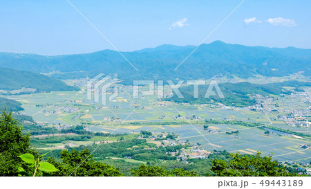 高清水展望台から望む遠野の町並み 49443189