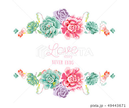 透明水彩 水彩画 花 49443671