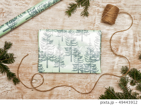 The process of packing a New Year and Christmas 49443912