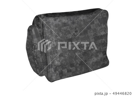 Military backpack isolated on white 49446820