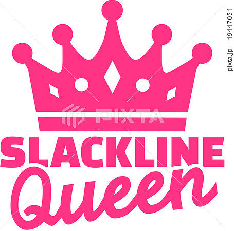 Slackline queen with crown Slackline queen with crown 49447054