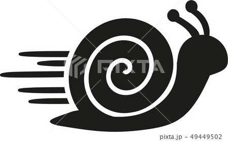 Fast snail icon 49449502
