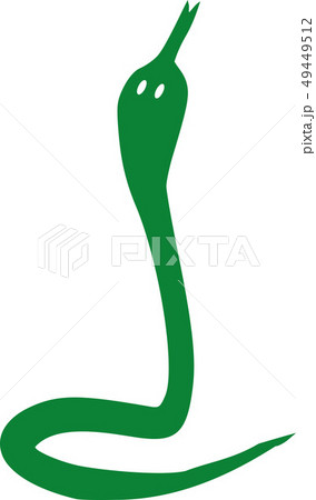 Simple green snake 49449512