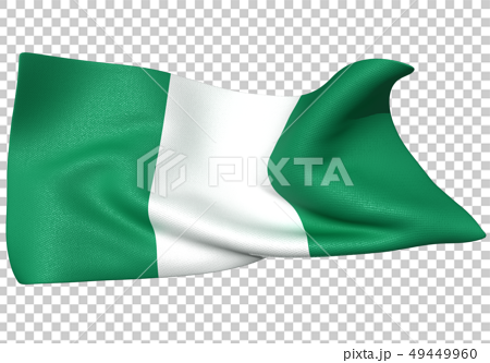 ナイジェリア 国旗 比率1:2 49449960