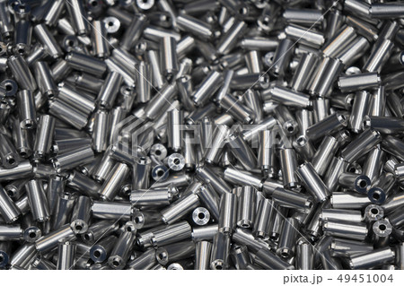 The  heap of machined material rod . 49451004