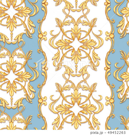 Seamless baroque pattern 49452263