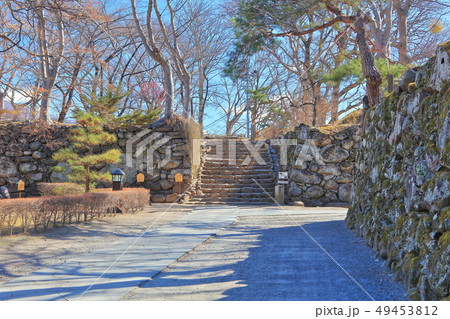 【長野県】晴天下の小諸城址 二の丸跡 【長野県】晴天下の小諸城址 二の丸跡 49453812