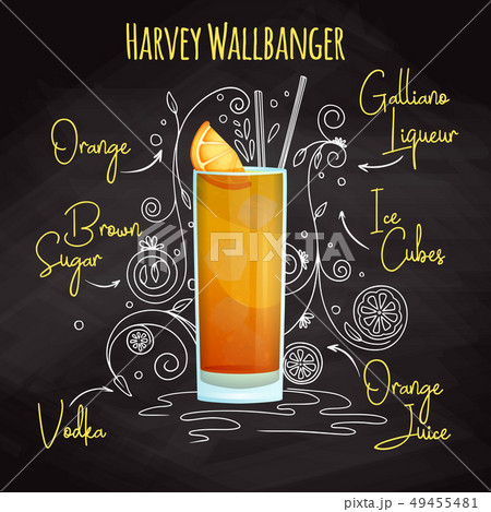Simple recipe for an alcoholic cocktail Harvey Simple recipe for an alcoholic cocktail Harvey 49455481
