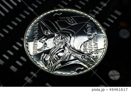 イギリス　ブリタニア銀貨 49461617
