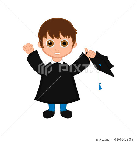 Cute graduated boy image 49461805