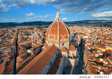 Duomo Santa Maria Del Fiore bell tower view Duomo Santa Maria Del Fiore bell tower view 49462517