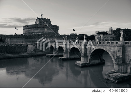 Castel Sant Angelo and River Tiber Rome 49462806