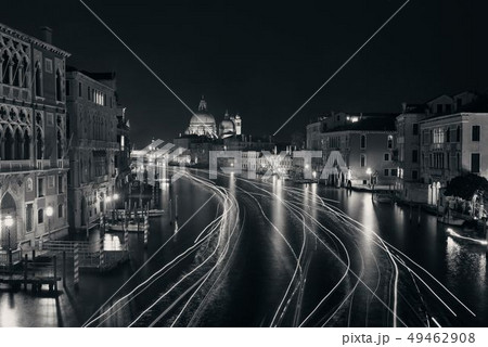 Venice Grand Canal night Venice Grand Canal night 49462908