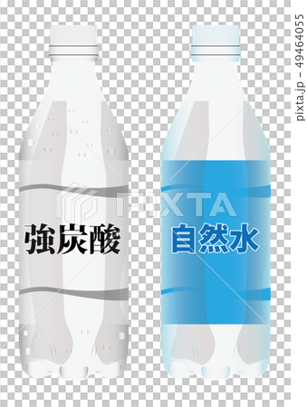 礦泉水和碳酸水 插圖素材 圖庫